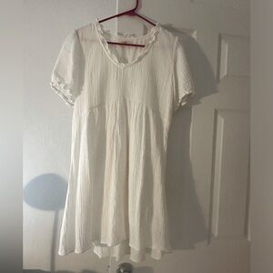 White summer dress XL.